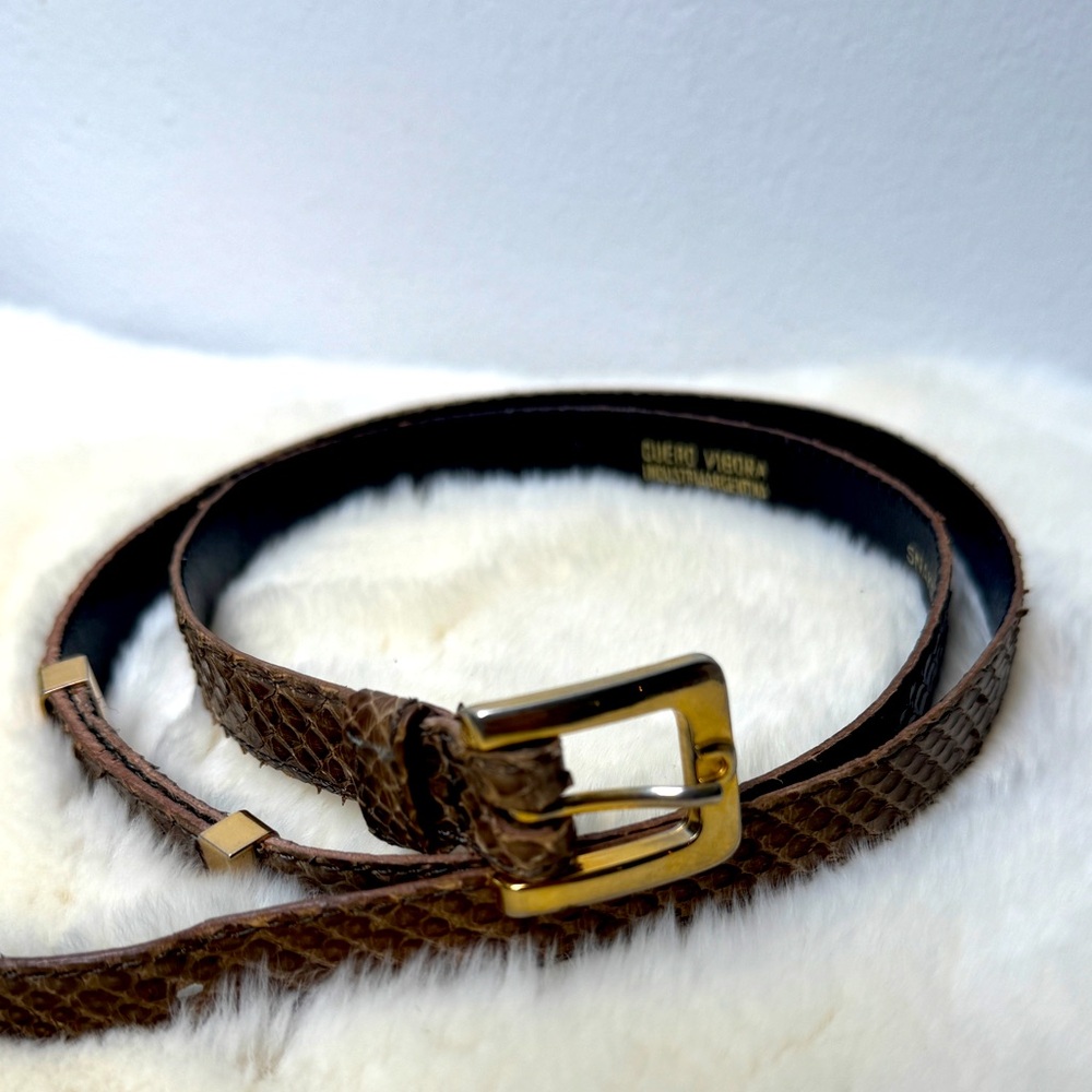 Women's Genuine Snake Skin belt Argentina